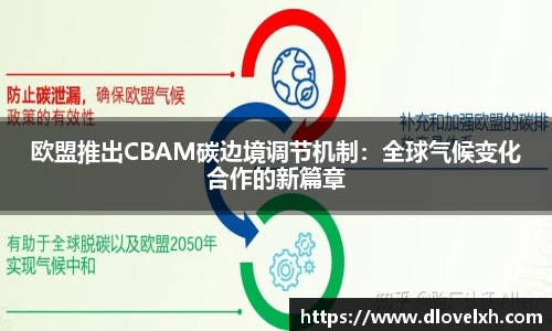 欧盟推出CBAM碳边境调节机制：全球气候变化合作的新篇章